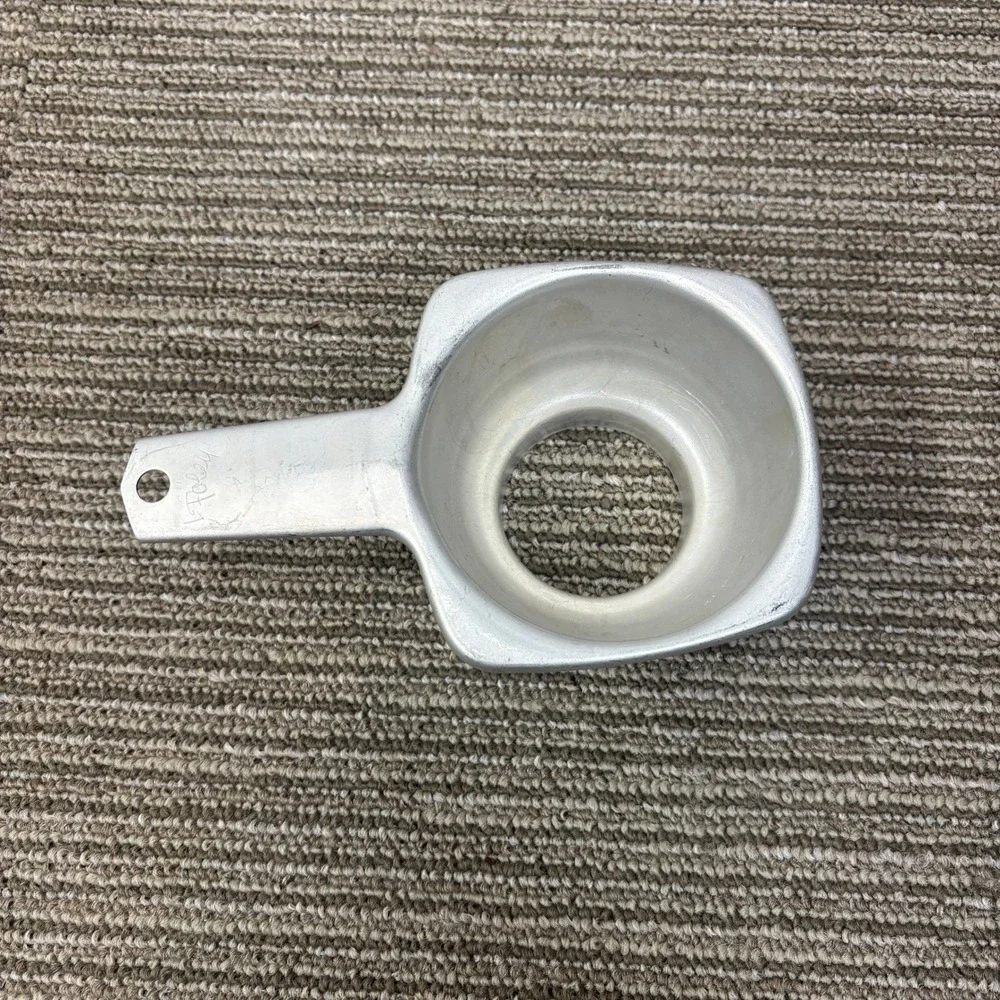 Foley Canning Funnel Silver Aluminum Vintage Kitchen Tool Square Top